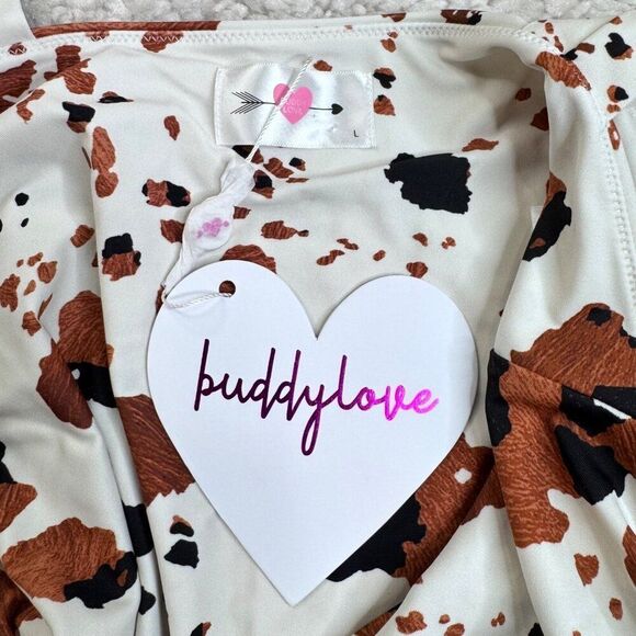 BuddyLove Keke Texas Square Neck One Piece Swimsuit Large NEW - Picture 7 of 14